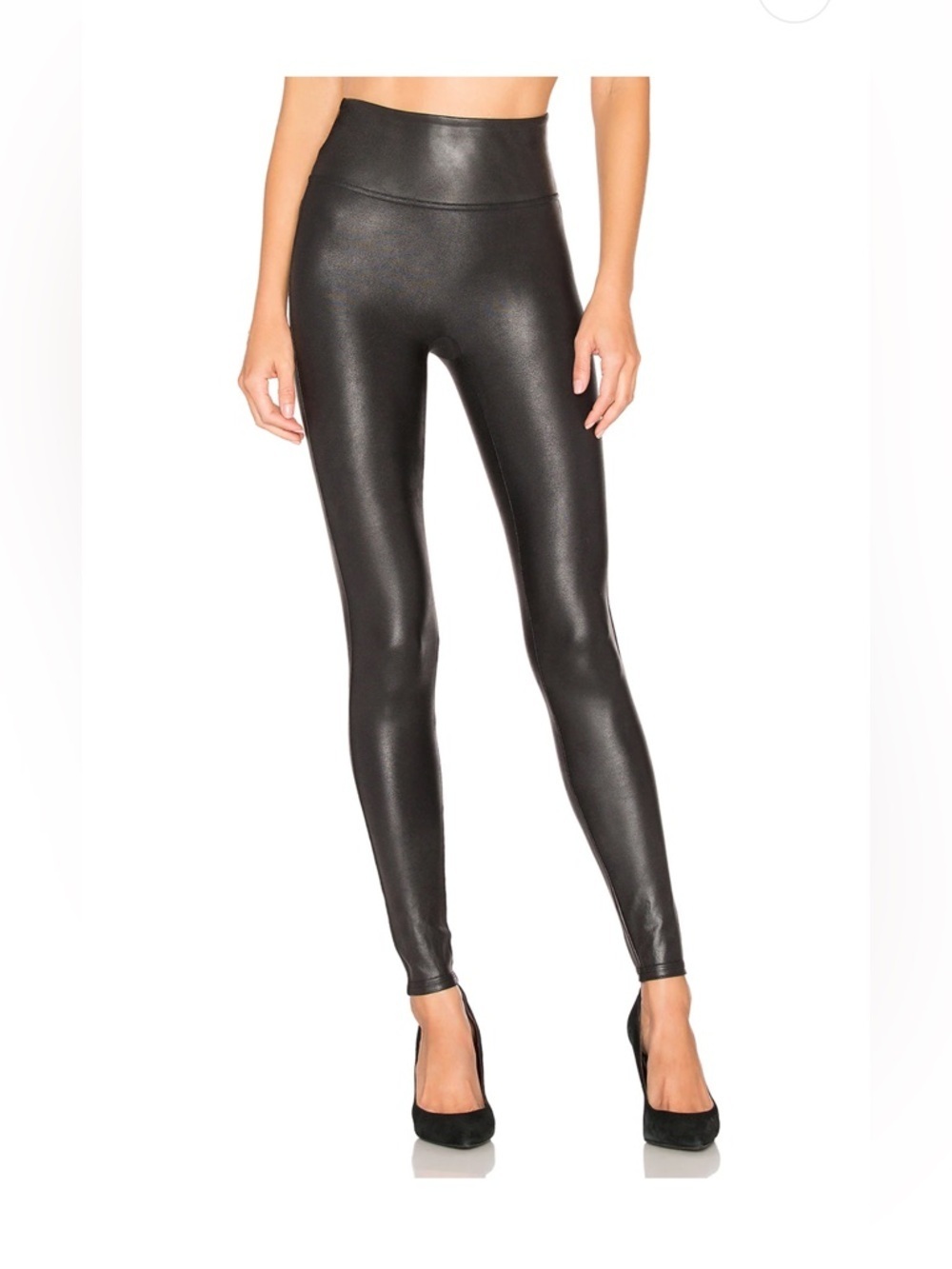 SPANX Faux Leather High Waist Leggings